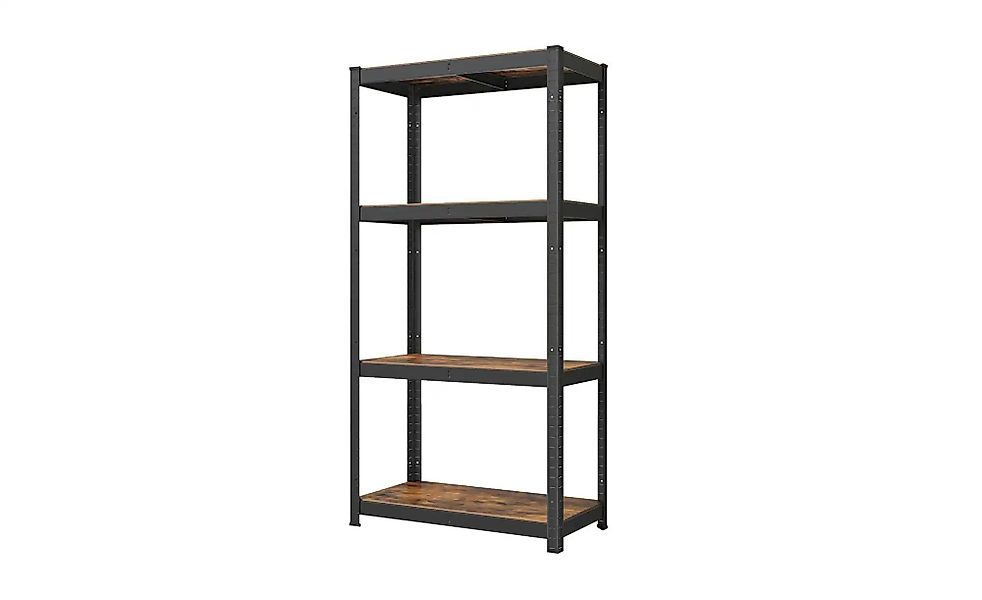 Schwerlastregal   ¦ schwarz ¦ Maße (cm): B: 80 H: 160 Regale > Standregale günstig online kaufen