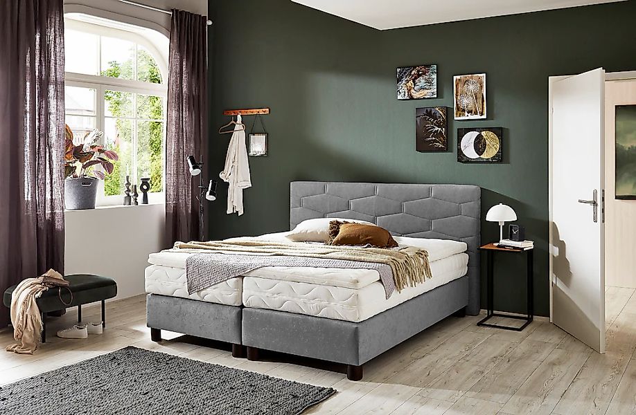 Westfalia Schlafkomfort Boxspringbett wahlweise mit Topper günstig online kaufen
