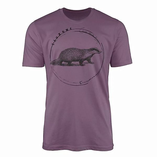 Sinus Art T-Shirt Evolution Herren T-Shirt Dachs günstig online kaufen