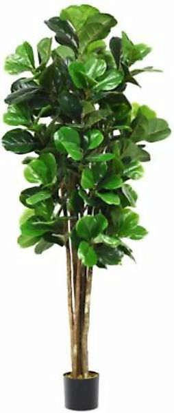 COSTWAY® Kunstpflanze 180cm Künstlicher Feigenbaum grün günstig online kaufen