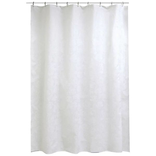 Duschvorhang weiß Textil B/L: ca. 180x200 cm günstig online kaufen