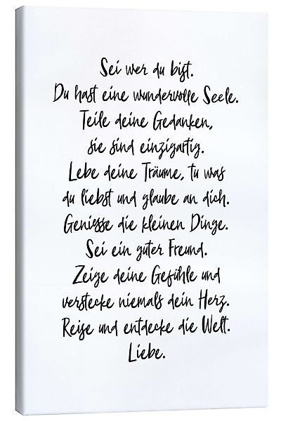 Posterlounge Poster Ohkimiko, Sei wer du günstig online kaufen