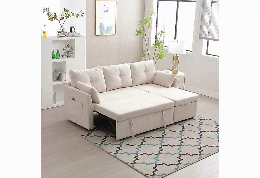 MODFU Sofa Modulares Sofa in L-Form, Modulares Sofa, Schlafsofa, mit umkehr günstig online kaufen