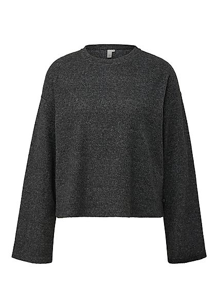 QS Rundhalspullover Basic (1-tlg) Rundhals-Ausschnitt, lange günstig online kaufen