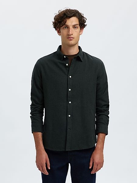 Selected Langarmhemd SLHREGNOAH BRUSHED TWIST SHIRT günstig online kaufen