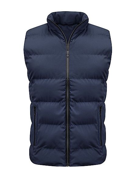 YOUTHUP Steppweste Lässige Herrenweste mit Stehkragen günstig online kaufen