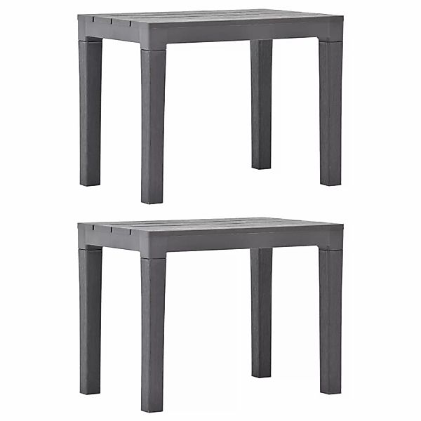 vidaXL Gartenbank Gartenbänke 2 Stk. Moccafarben günstig online kaufen