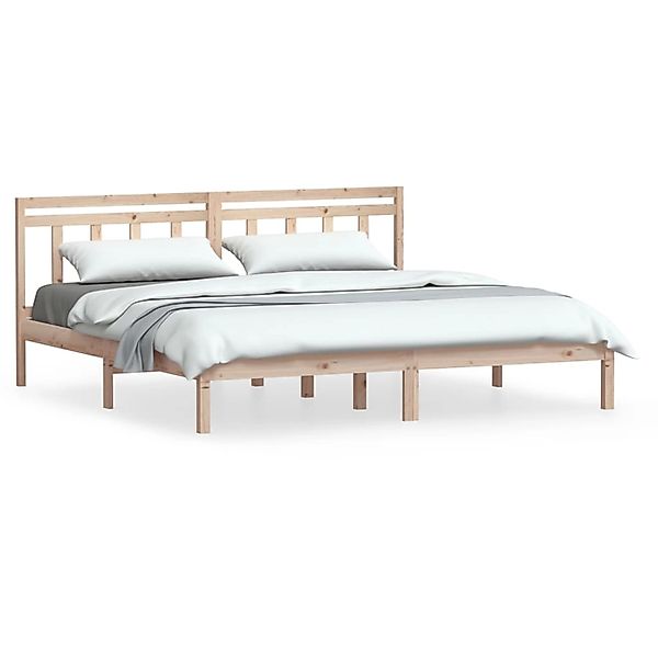 vidaXL Massivholzbett Kiefer 200x200 cm1039478 günstig online kaufen