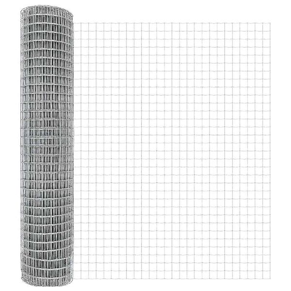 vidaXL Eurozaun 1,5 x 10 m PVC-beschichtetes Eisen 42004624 günstig online kaufen