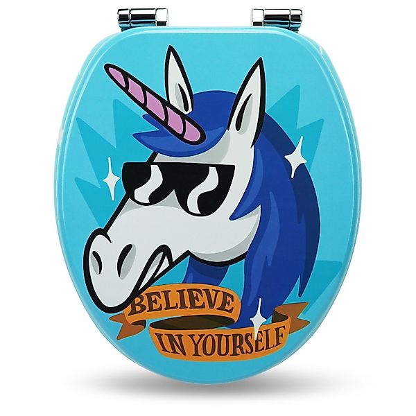 Sanfino WC-Sitz "Funky Unicorn“ Premium Toilettendeckel günstig online kaufen