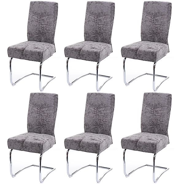 CHEFGASTRO Esszimmerstuhl 6er-Set Gepolstert 105x46x60cm Sitzhöhe 53cm Meta günstig online kaufen