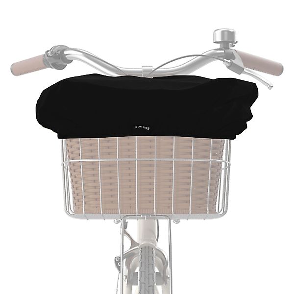 ECENCE Fahrradkorb 1x Fahrradkorb Regenschutz Schwarz günstig online kaufen