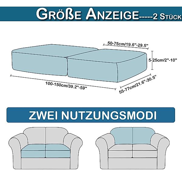 Rosnek Sofahusse Samt, Stretch, mit elastischer günstig online kaufen