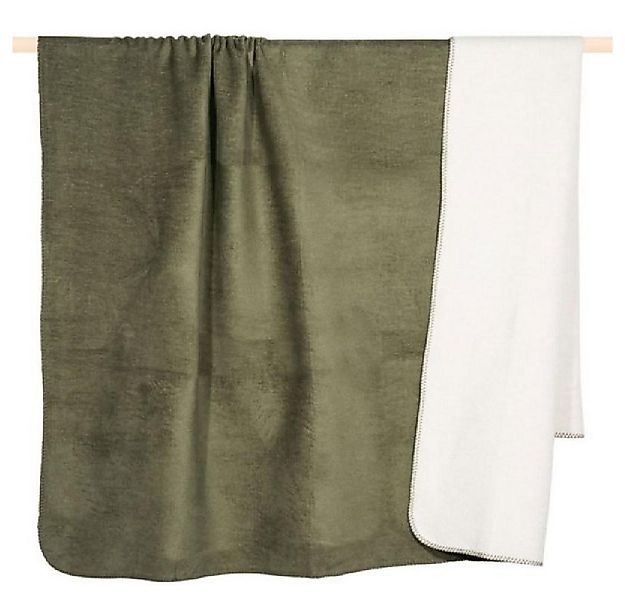 Wohndecke Decke Hobart Dusty Olive Natural (150x200cm), PAD günstig online kaufen