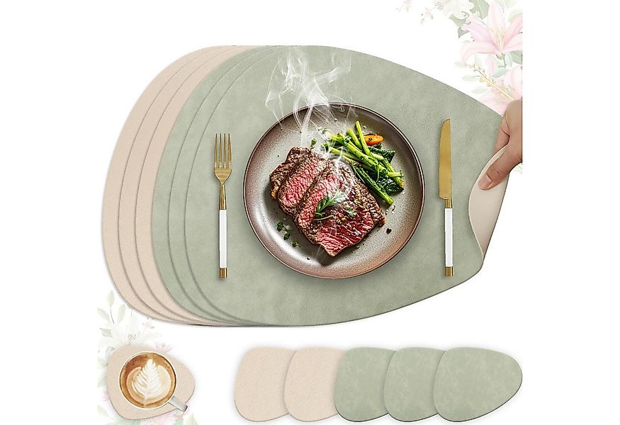 BlingBin Platzset 12 Stück Tischset,Tischsets und Untersetzer Rutschfest Wa günstig online kaufen