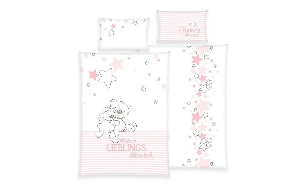 Herding Bettwäsche-Set  Kleiner Lieblingsmensch ¦ mehrfarbig ¦ Maße (cm): B günstig online kaufen