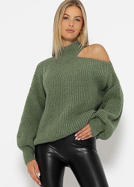 SASSYCLASSY Strickpullover Oversize Pullover Damen mit günstig online kaufen