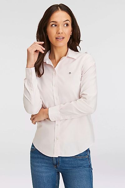 Gant Langarmbluse "New Slim Stretch Oxford Blouse", für bequemen Sitz u. Be günstig online kaufen