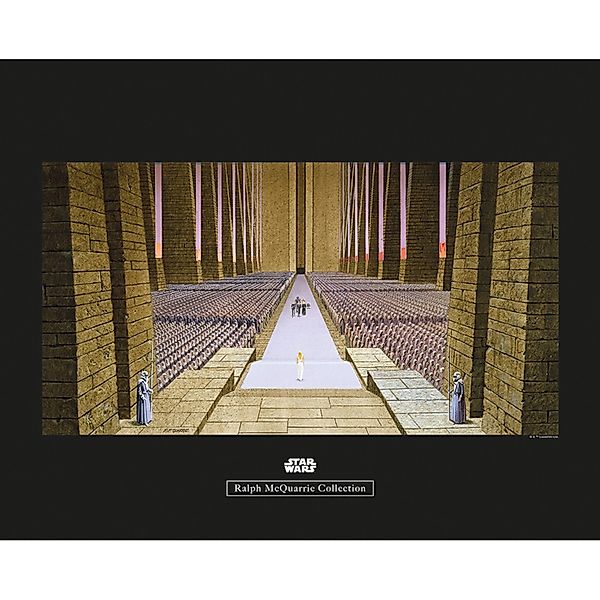 Komar Bild "Star Wars Classic RMQ Ceremony" Star Wars 1 Stk. tlg. Wandbild günstig online kaufen