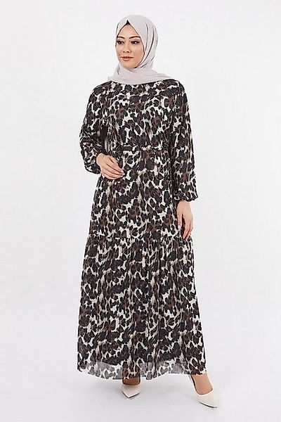 MODAMİHRAM Maxikleid Leopardenmuster Chiffonkleid günstig online kaufen