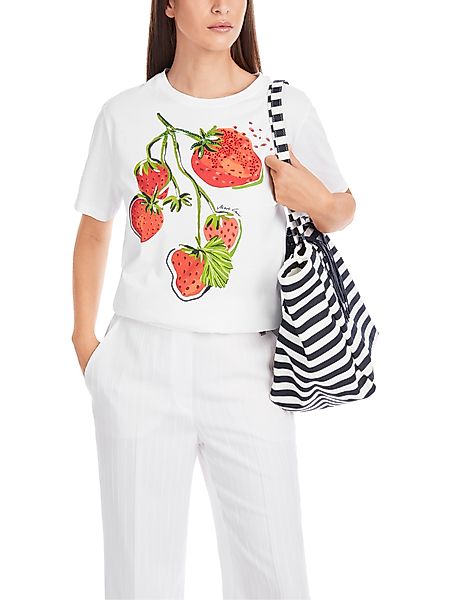 Marc Cain T-Shirt "Summer Flash Strawberry" günstig online kaufen