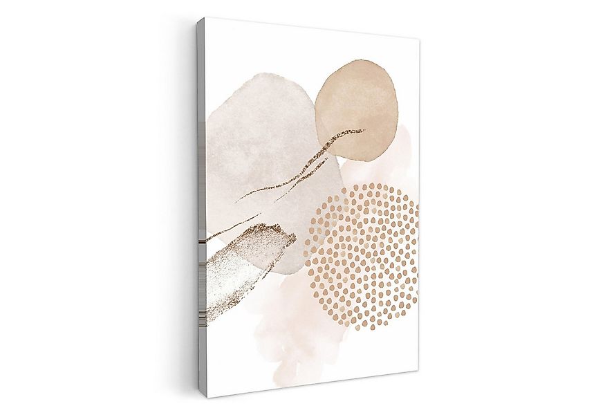 OneMillionCanvasses® Leinwandbild Aquarell - Beige - Pastell - Modern - Abs günstig online kaufen