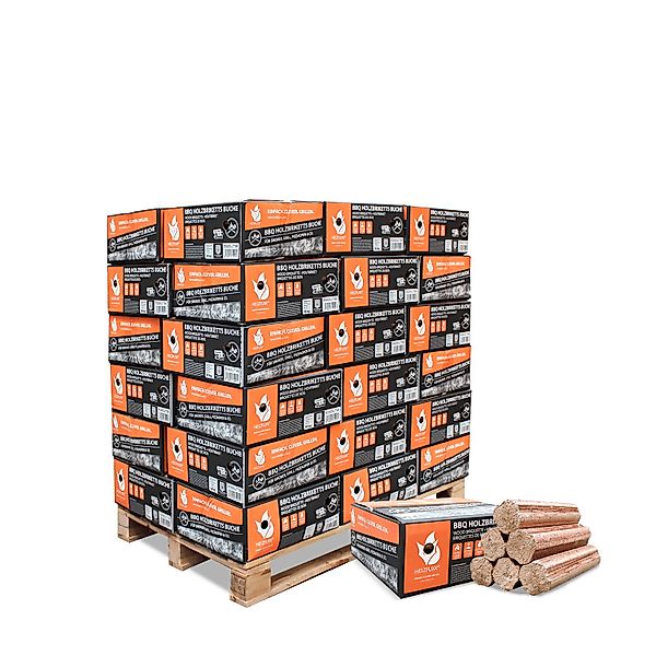 HEIZFUXX Holzbriketts, 324 kg, (Palette, 18-St) günstig online kaufen