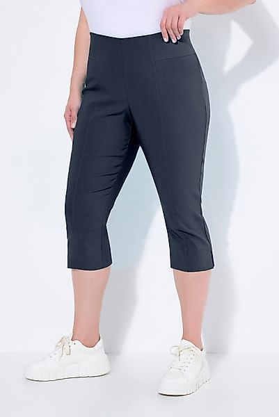 Ulla Popken Funktionshose Bengalin-Capri hochelastisch knitterarm günstig online kaufen
