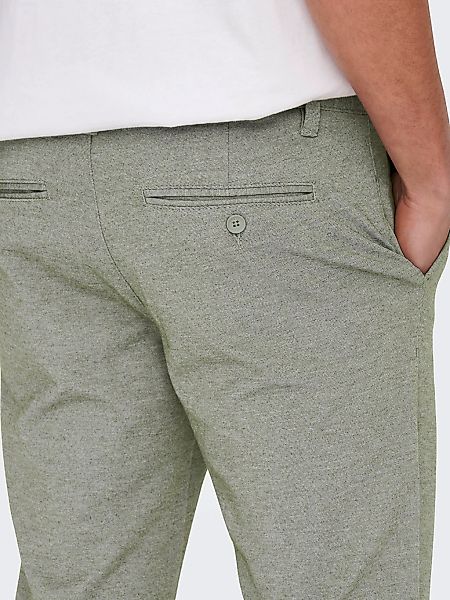 Only & Sons Herren Chino Hose ONSMARK 0209 - Slim Fit - Olive günstig online kaufen