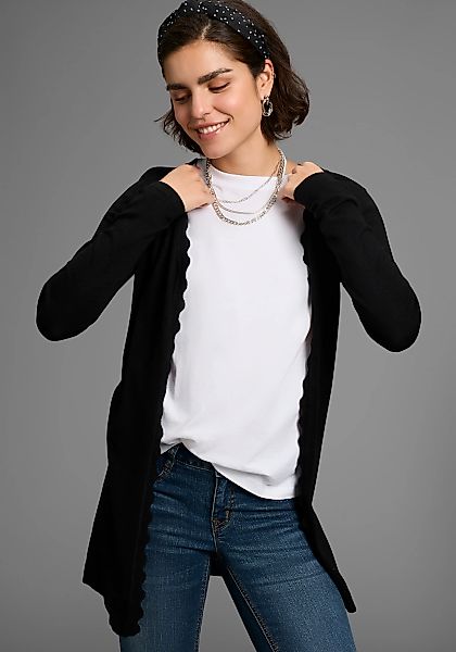 Laura Scott Strickjacke, mit Wellenkante - NEUE KOLLEKTION günstig online kaufen