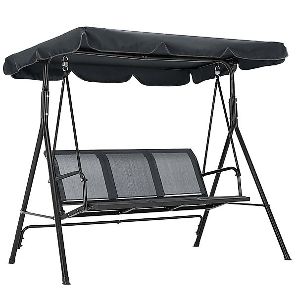 MCombo Hollywoodschaukel MCombo 3-Sitzer Hollywoodschaukel Gartenschaukel günstig online kaufen