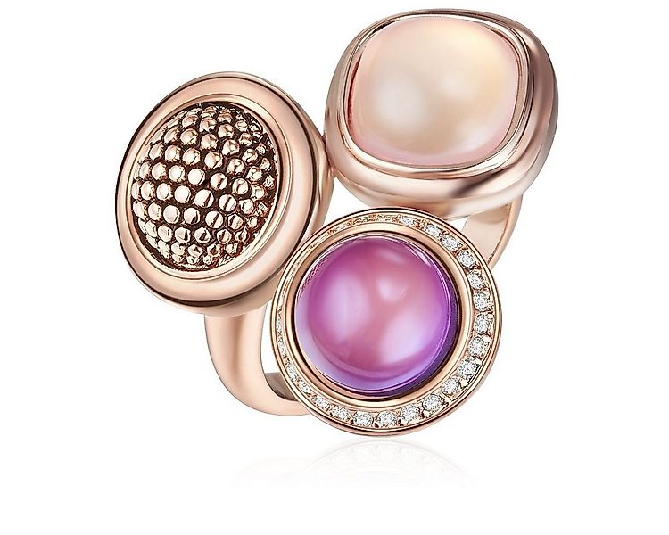 Lulu & Jane Fingerring roségold, Metall-Legierung günstig online kaufen