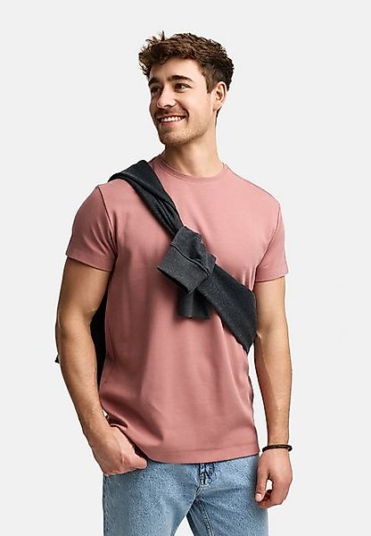 Indicode T-Shirt INSander mit dezentem Label-Detail am Saum günstig online kaufen