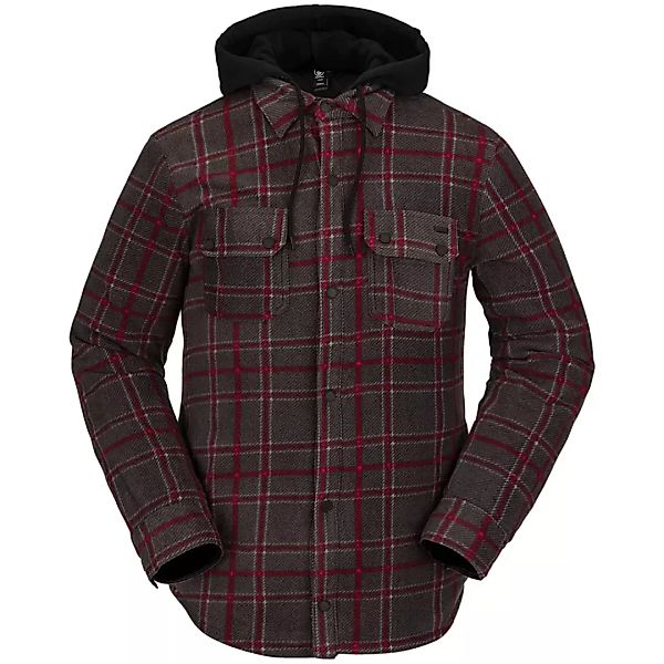 Volcom Field Insulated Flannel Jacket Black Plaid günstig online kaufen