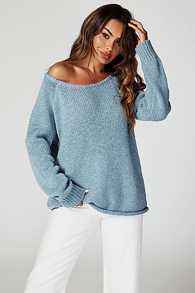 FS Collection Strickpullover Bequemes Pulloveroberteil Pullover-Top – Stric günstig online kaufen