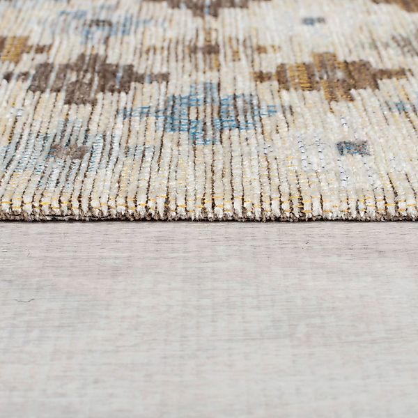 FLAIR RUGS Wollteppich »Checkerboard«, rechteckig, 10 mm Höhe, Modern mit S günstig online kaufen