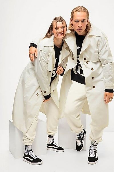 Studio Untold Wintermantel Trenchcoat oversized Reverskragen günstig online kaufen