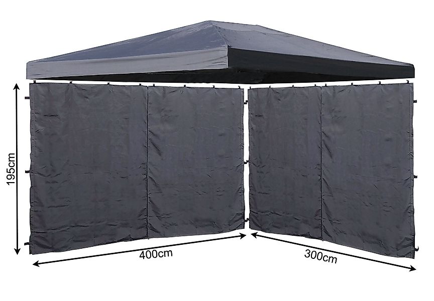 Quick Star Pavillon-Ersatzdach Ersatzdach und 2 günstig online kaufen