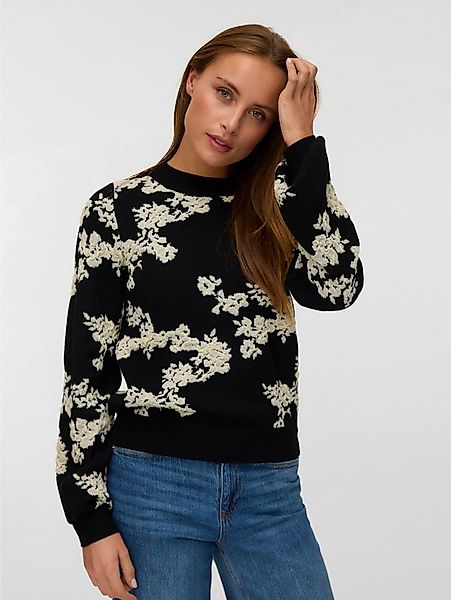 Vero Moda Strickpullover VMNANCY LS O-NECK PULLOVER BOO günstig online kaufen