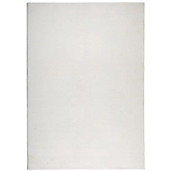 vidaXL Teppich Iza Kurzflor Skandinavischer Look Creme 160x230 Cm 1947364 günstig online kaufen
