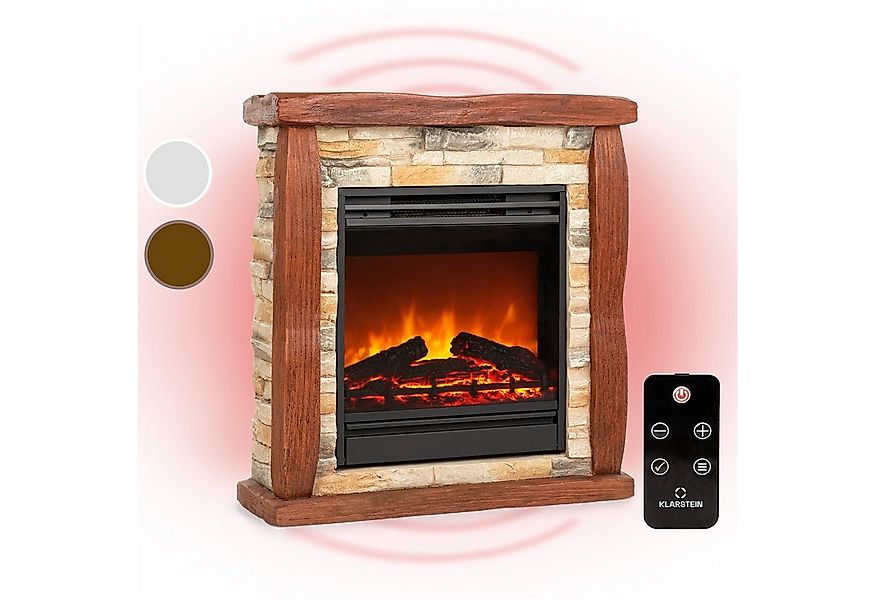 Klarstein Elektrokamin Lienz, elektrischer Kamin mit Heizfunktion Heizlüfte günstig online kaufen