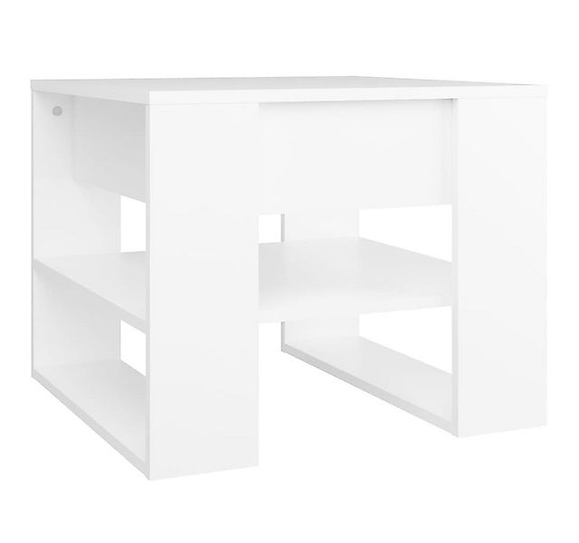 vidaXL Couchtisch Couchtisch Weiß 55,5x55x45 cm Holzwerkstoff (1-St) günstig online kaufen