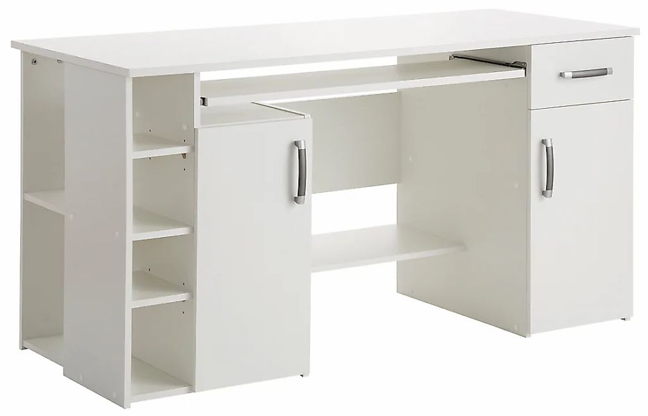 VOGL Möbelfabrik Schreibtisch "Tim mit seitlich offenen Fächern & Tastatura günstig online kaufen