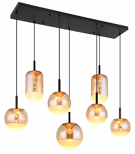 GLOBO LIGHTING Hängeleuchte »SEVERIN« LED-Modul 1 Stk. Warmweiß Hängelampe günstig online kaufen