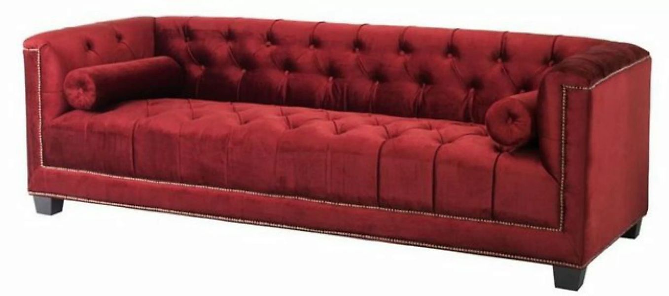 Casa Padrino Sofa Designer Sofa Rot - Luxus Kollektion günstig online kaufen