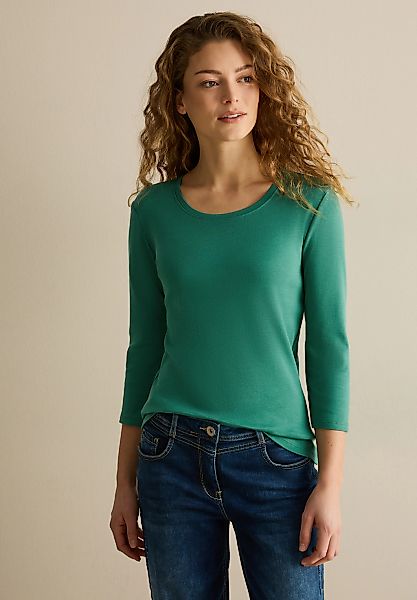 Cecil 3/4-Arm-Shirt, aus reiner Baumwolle günstig online kaufen