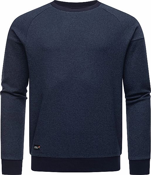 Ragwear Sweatshirt "Doren", Strukturierter Basic Herren Pullover günstig online kaufen