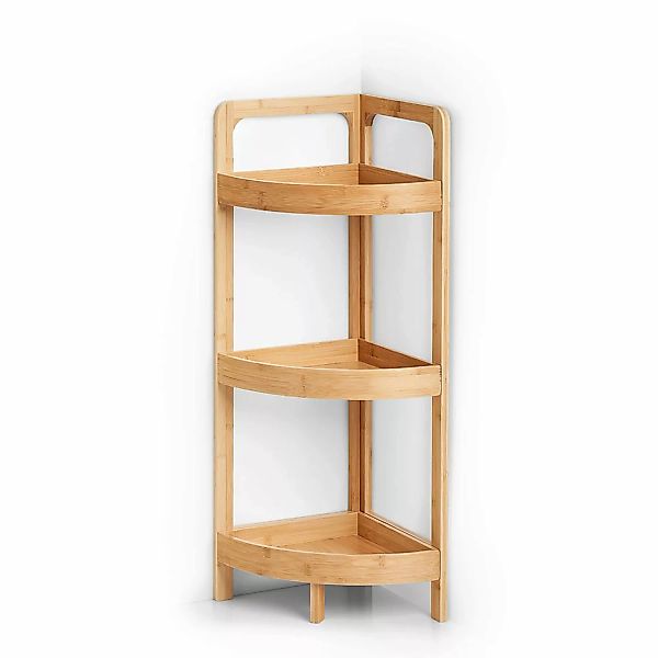 Zeller Eckregal Bambus 85 cm x 29 cm x 29 cm günstig online kaufen