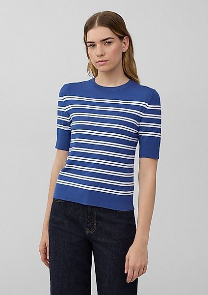 s.Oliver Kurzarmpullover Strickpullover Kurzarm-Strickpullover aus Viskosem günstig online kaufen