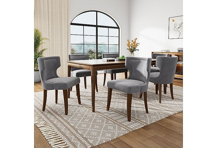 Flieks Esszimmerstuhl (mit verstellbare Fußpolstern, Set, 6 St), 6er Set Po günstig online kaufen